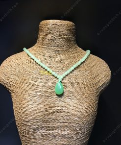 Chuỗi Vòng Cổ Ngọc Bích Nephrite Jade 4mm VIP (VNB-CC092) 12 Chuỗi Vòng Cổ Ngọc Bích Nephrite Jade 4mm VIP (VNB-CC092) 6