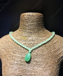 Chuỗi Vòng Cổ Ngọc Bích Nephrite Jade 4mm VIP (VNB-CC092) 10 Chuỗi Vòng Cổ Ngọc Bích Nephrite Jade 4mm VIP (VNB-CC092) 4