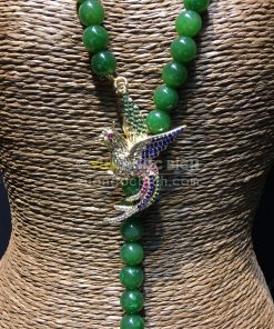 Chuỗi Vòng Cổ Ngọc Bích Nephrite Jade 6mm VIP (VNB-CC089) 14 Chuỗi Vòng Cổ Ngọc Bích Nephrite Jade 6mm VIP (VNB-CC089) 6