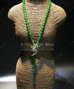 Chuỗi Vòng Cổ Ngọc Bích Nephrite Jade 6mm VIP (VNB-CC089) 11 Chuỗi Vòng Cổ Ngọc Bích Nephrite Jade 6mm VIP (VNB-CC089) 3
