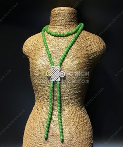 Chuỗi Vòng Cổ Ngọc Bích Nephrite Jade 6mm VIP (VNB-CC091) 18 Chuỗi Vòng Cổ Ngọc Bích Nephrite Jade 6mm VIP (VNB-CC091) 5