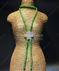 Chuỗi Vòng Cổ Ngọc Bích Nephrite Jade 6mm VIP (VNB-CC091) 25 Chuỗi Vòng Cổ Ngọc Bích Nephrite Jade 6mm VIP (VNB-CC091) 12