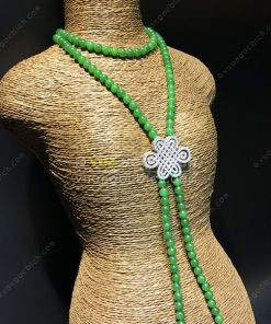 Chuỗi Vòng Cổ Ngọc Bích Nephrite Jade 6mm VIP (VNB-CC091) 21 Chuỗi Vòng Cổ Ngọc Bích Nephrite Jade 6mm VIP (VNB-CC091) 8