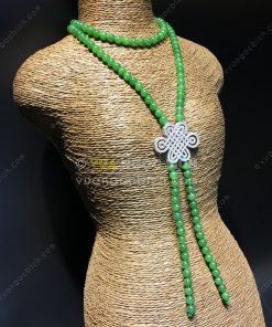 Chuỗi Vòng Cổ Ngọc Bích Nephrite Jade 6mm VIP (VNB-CC091) 20 Chuỗi Vòng Cổ Ngọc Bích Nephrite Jade 6mm VIP (VNB-CC091) 7