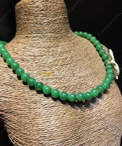 Chuỗi Vòng Cổ Ngọc Bích Nephrite Jade 8mm VIP (VNB-CC093) 9 Chuỗi Vòng Cổ Ngọc Bích Nephrite Jade 8mm VIP (VNB-CC093) 4