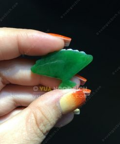 Mặt Dây Chiếc Quạt Ngọc Bích Nephrite Jade(VNB-MD221) 10 Mặt Dây Chiếc Quạt Ngọc Bích Nephrite Jade(VNB-MD221) 5