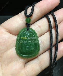 Mặt Dây Chữ Phúc Ngọc Bích Nephrite Jade (VNB-MD226) 12 Mặt Dây Chữ Phúc Ngọc Bích Nephrite Jade (VNB-MD226) 6