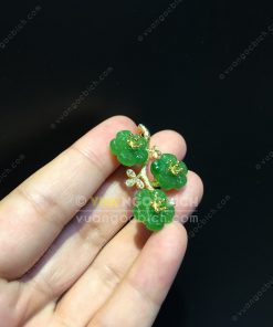 Mặt Dây Hoa 5 Cánh Ngọc Bích Nephrite Jade VIP (VNB-MD326) 19 Mặt Dây Hoa 5 Cánh Ngọc Bích Nephrite Jade VIP (VNB-MD326) 10