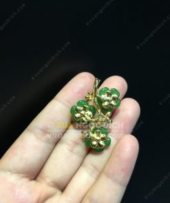 Mặt Dây Hoa 5 Cánh Ngọc Bích Nephrite Jade VIP (VNB-MD326) 17 Mặt Dây Hoa 5 Cánh Ngọc Bích Nephrite Jade VIP (VNB-MD326) 8
