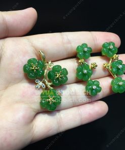 Mặt Dây Hoa 5 Cánh Ngọc Bích Nephrite Jade VIP (VNB-MD326) 14 Mặt Dây Hoa 5 Cánh Ngọc Bích Nephrite Jade VIP (VNB-MD326) 5