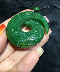 Mặt Ngọc Bích Nephrite Jade (VNB-MD244) 15 Mặt Ngọc Bích Nephrite Jade (VNB-MD244) 8