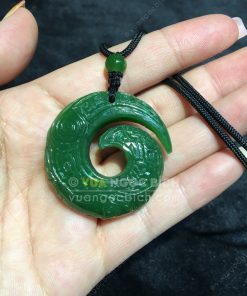 Mặt Ngọc Bích Nephrite Jade (VNB-MD244) 13 Mặt Ngọc Bích Nephrite Jade (VNB-MD244) 6
