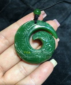 Mặt Ngọc Bích Nephrite Jade (VNB-MD244) 11 Mặt Ngọc Bích Nephrite Jade (VNB-MD244) 4
