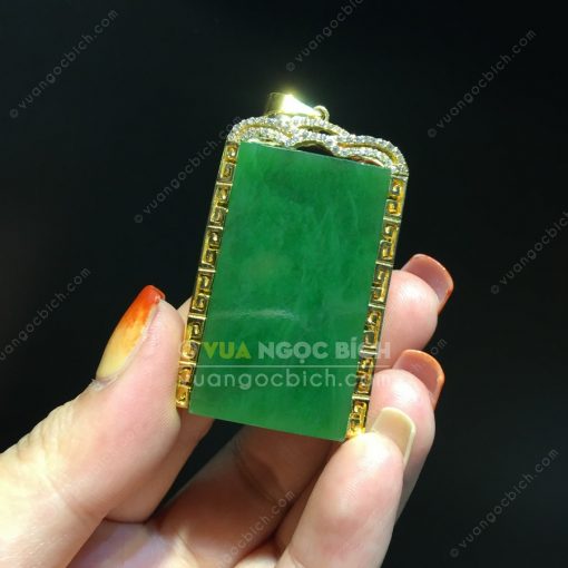 Mặt Dây Ngọc Bích Nephrite Jade (VNB-MD227-1)