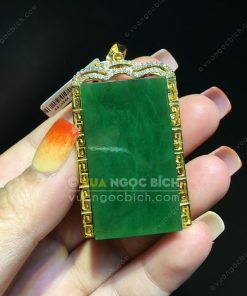 Mặt Dây Ngọc Bích Nephrite Jade (VNB-MD227-1) 30 Mặt Dây Ngọc Bích Nephrite Jade (VNB-MD227-1) 13