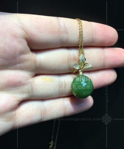 Mặt Dây Ngọc Bích Nephrite Jade (VNB-MD146-3) 9 Mặt Dây Ngọc Bích Nephrite Jade (VNB-MD146-3) 4