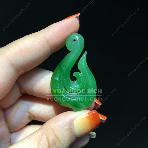 Mặt Dây Ngọc Bích Nephrite Jade (VNB-MD243) 3