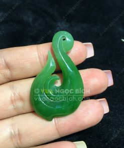 Mặt Dây Ngọc Bích Nephrite Jade (VNB-MD243) 9 Mặt Dây Ngọc Bích Nephrite Jade (VNB-MD243) 4