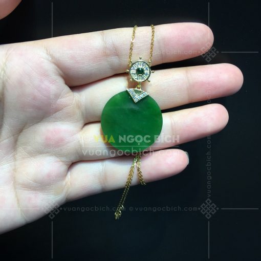 Mặt Dây Ngọc Bích Nephrite Jade (VNB-MD252-1) 2