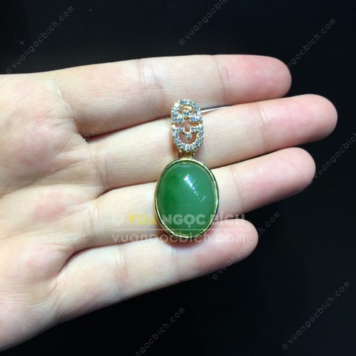 Mặt Dây Ngọc Bích Nephrite Jade (VNB-MD292) 3