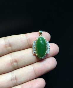 Mặt Dây Ngọc Bích Nephrite Jade (VNB-MD362) 9 Mặt Dây Ngọc Bích Nephrite Jade (VNB-MD362) 5