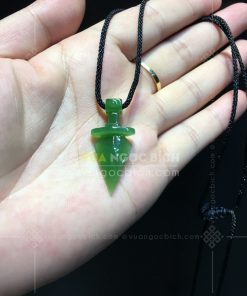 Mặt Dây Ngọc Bích Thanh Kiếm 32mm (VNB-MD301) 9 Mặt Dây Ngọc Bích Thanh Kiếm 32mm (VNB-MD301) 5