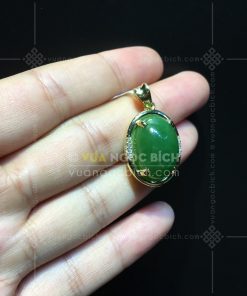Mặt Dây Ngọc Bích Nephrite Jade (VNB-MD291-2) 7 Mặt Dây Ngọc Bích Nephrite Jade (VNB-MD291-2) 3
