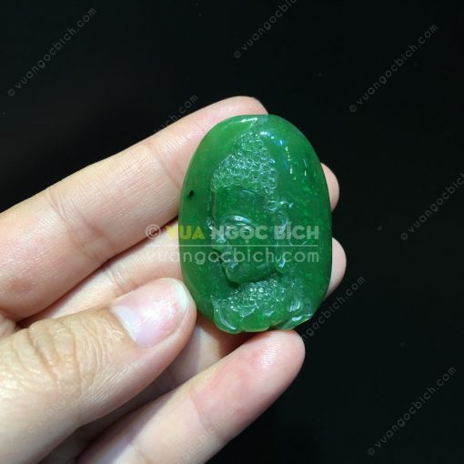 Mặt Dây Phật Tổ Ngọc Bích Nephrite Jade (VNB-MD214) 3