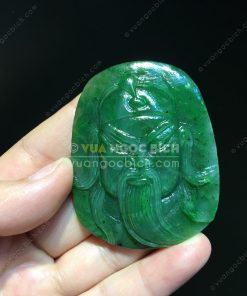 Mặt Dây Quan Công Ngọc Bích Nephrite Jade(VNB-MD220) 16 Mặt Dây Quan Công Ngọc Bích Nephrite Jade(VNB-MD220) 7