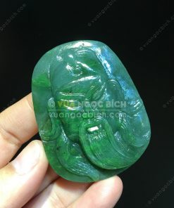 Mặt Dây Quan Công Ngọc Bích Nephrite Jade(VNB-MD220) 13 Mặt Dây Quan Công Ngọc Bích Nephrite Jade(VNB-MD220) 4