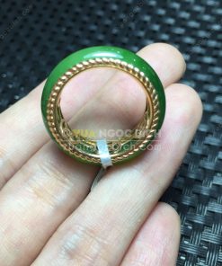 Nhẫn Bầu Ngọc Bích Nephrite Jade (VNB-NN048-2) 9 Nhẫn Bầu Ngọc Bích Nephrite Jade (VNB-NN048-2) 4