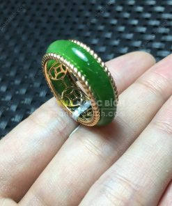 Nhẫn Bầu Ngọc Bích Nephrite Jade (VNB-NN048-2) 11 Nhẫn Bầu Ngọc Bích Nephrite Jade (VNB-NN048-2) 6