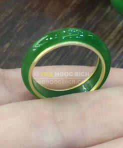 Nhẫn Bầu Ngọc Bích Nephrite Jade (VNB-NN048-3) 12 Nhẫn Bầu Ngọc Bích Nephrite Jade (VNB-NN048-3) 6