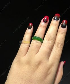 Nhẫn Bầu Ngọc Bích Nephrite Jade VIP (NN030-2) 30 Nhẫn Bầu Ngọc Bích Nephrite Jade VIP (NN030-2) 12
