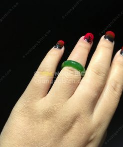 Nhẫn Bầu Ngọc Bích Nephrite Jade VIP (NN030-2) 28 Nhẫn Bầu Ngọc Bích Nephrite Jade VIP (NN030-2) 10