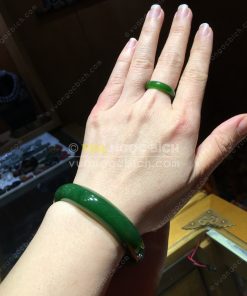 Nhẫn Bầu Ngọc Bích Nephrite Jade VIP (NN030-2) 27 Nhẫn Bầu Ngọc Bích Nephrite Jade VIP (NN030-2) 9