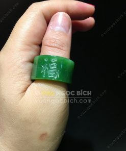 Nhẫn Càn Long Ngọc Bích Nephrite Jade VIP (VNB-NN036-1) 18 Nhẫn Càn Long Ngọc Bích Nephrite Jade VIP (VNB-NN036-1) 8