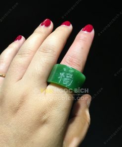 Nhẫn Càn Long Ngọc Bích Nephrite Jade VIP (VNB-NN036-1) 16 Nhẫn Càn Long Ngọc Bích Nephrite Jade VIP (VNB-NN036-1) 6