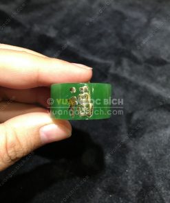 Nhẫn Càn Long Ngọc Bích Nephrite Jade VIP (VNB-NN036-1) 20 Nhẫn Càn Long Ngọc Bích Nephrite Jade VIP (VNB-NN036-1) 10