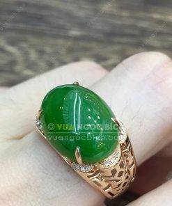 Nhẫn Ngọc Bích Nephrite Jade (VNB-NN116) 8 Nhẫn Ngọc Bích Nephrite Jade (VNB-NN116) 3