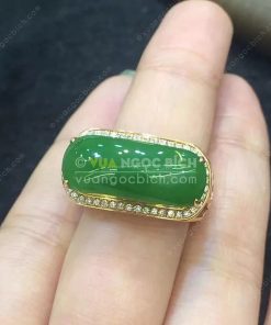 Nhẫn Ngọc Bích Nephrite Jade (VNB-NN119) 13 Nhẫn Ngọc Bích Nephrite Jade (VNB-NN119) 7