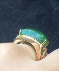 Nhẫn Ngọc Bích Nephrite Jade (VNB-NN119) 11 Nhẫn Ngọc Bích Nephrite Jade (VNB-NN119) 5