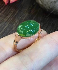Nhẫn Ngọc Bích Nephrite Jade (VNB-NN120) 10 Nhẫn Ngọc Bích Nephrite Jade (VNB-NN120) 4