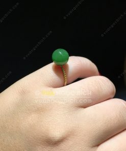 Nhẫn Ngọc Bích Nephrite Jade (VNB-NN081) 21 Nhẫn Ngọc Bích Nephrite Jade (VNB-NN081) 11
