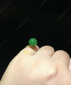 Nhẫn Ngọc Bích Nephrite Jade (VNB-NN081) 19 Nhẫn Ngọc Bích Nephrite Jade (VNB-NN081) 9