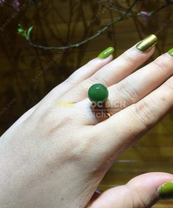 Nhẫn Ngọc Bích Nephrite Jade (VNB-NN081) 15 Nhẫn Ngọc Bích Nephrite Jade (VNB-NN081) 5