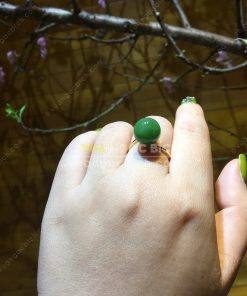 Nhẫn Ngọc Bích Nephrite Jade (VNB-NN081) 14 Nhẫn Ngọc Bích Nephrite Jade (VNB-NN081) 4