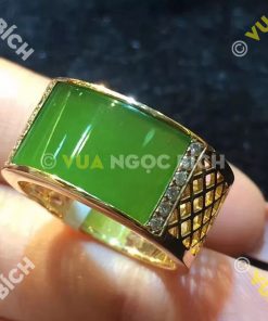 Nhẫn Ngọc Bích Nephrite Jade (VNB-NN110) 12 Nhẫn Ngọc Bích Nephrite Jade (VNB-NN110) 6