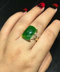 Nhẫn Ngọc Bích Nephrite Jade (VNB-NN111) 17 Nhẫn Ngọc Bích Nephrite Jade (VNB-NN111) 9