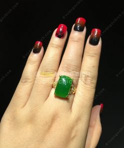 Nhẫn Ngọc Bích Nephrite Jade (VNB-NN111) 12 Nhẫn Ngọc Bích Nephrite Jade (VNB-NN111) 4